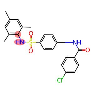 4-chloro-N-{4-[(mesitylamino)sulfonyl]phenyl}benzamide