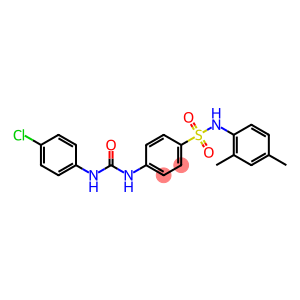 4-({[(4-chlorophenyl)amino]carbonyl}amino)-N-(2,4-dimethylphenyl)benzenesulfonamide