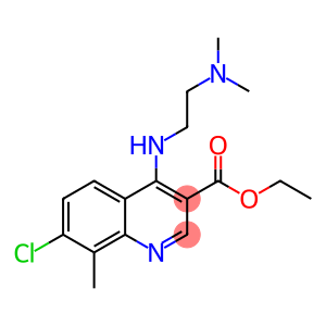 ethyl 7-chloro-4-{[2-(dimethylamino)ethyl]amino}-8-methyl-3-quinolinecarboxylate