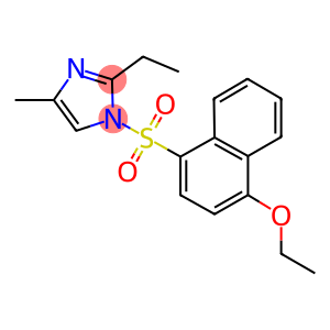 ethyl 4-[(2-ethyl-4-methyl-1H-imidazol-1-yl)sulfonyl]-1-naphthyl ether