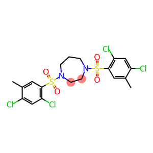 1,4-bis[(2,4-dichloro-5-methylphenyl)sulfonyl]-1,4-diazepane