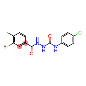 2-(3-bromo-4-methylbenzoyl)-N-(4-chlorophenyl)hydrazinecarboxamide