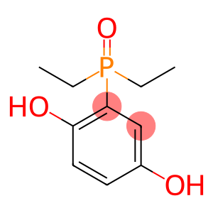 1,4-Benzenediol, 2-(diethylphosphinyl)- (9CI)