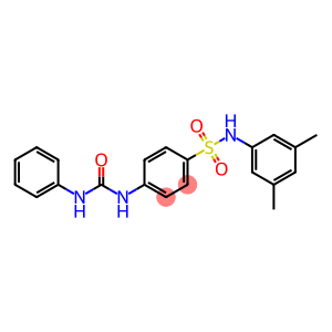 4-[(anilinocarbonyl)amino]-N-(3,5-dimethylphenyl)benzenesulfonamide