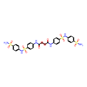 N,N'-bis[4-({[4-(aminosulfonyl)phenyl]amino}sulfonyl)phenyl]succinamide