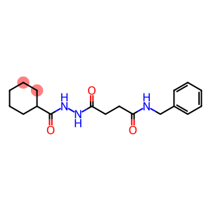 N-benzyl-4-[2-(cyclohexylcarbonyl)hydrazinyl]-4-oxobutanamide