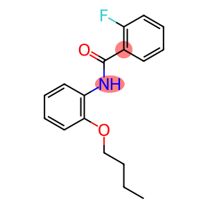 N-(2-butoxyphenyl)-2-fluorobenzamide