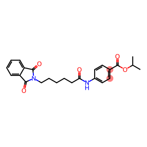 isopropyl 4-{[6-(1,3-dioxo-1,3-dihydro-2H-isoindol-2-yl)hexanoyl]amino}benzoate