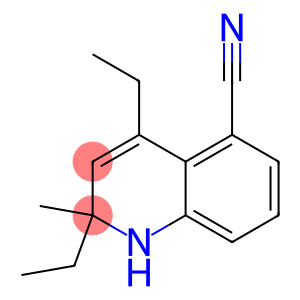 5-Quinolinecarbonitrile,2,4-diethyl-1,2-dihydro-2-methyl-(9CI)