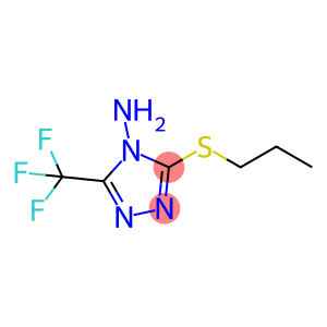 3-(propylsulfanyl)-5-(trifluoromethyl)-4H-1,2,4-triazol-4-amine