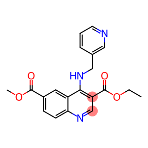 3-ethyl 6-methyl 4-[(3-pyridinylmethyl)amino]-3,6-quinolinedicarboxylate