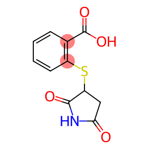 Benzoic acid, 2-[(2,5-dioxo-3-pyrrolidinyl)thio]-