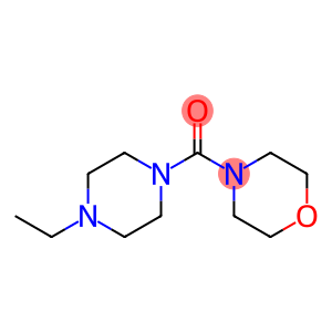 Morpholine, 4-[(4-ethyl-1-piperazinyl)carbonyl]- (9CI)