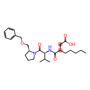 (3R)-3-[[[(1S)-2-Methyl-1-[[(2S)-2-[(phenylMethoxy)Methyl]-1-pyrrolidinyl]carbonyl]propyl]aMino]carbonyl]octanoic Acid