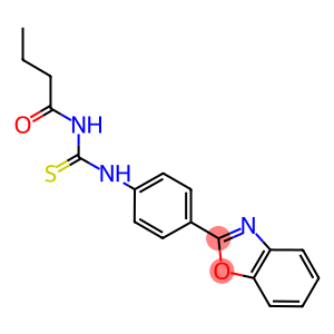 N-[4-(1,3-benzoxazol-2-yl)phenyl]-N'-butyrylthiourea