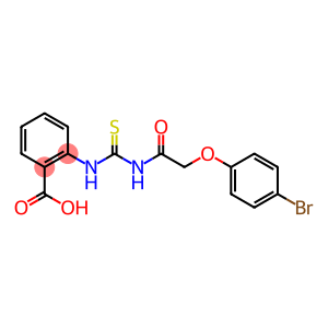 2-[[[[(4-BROMOPHENOXY)ACETYL]AMINO]THIOXOMETHYL]AMINO]-BENZOIC ACID