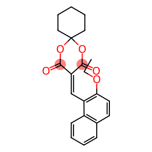 3-[(2-ethoxy-1-naphthyl)methylene]-1,5-dioxaspiro[5.5]undecane-2,4-dione