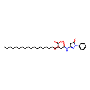 8-Eicosenoic acid, 2-[2-[(4,5-dihydro-5-oxo-1-phenyl-1H-pyrazol-3-yl)amino]-2-oxoethyl]-