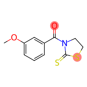 3-(3-methoxybenzoyl)-1,3-thiazolidine-2-thione