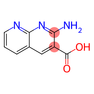 1,8-Naphthyridine-3-carboxylicacid,2-amino-(9CI)