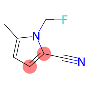 1H-Pyrrole-2-carbonitrile,1-(fluoromethyl)-5-methyl-(9CI)