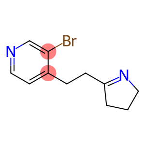 3-bromo-4-(2-(4,5-dihydro-3H-pyrrol-2-yl)ethyl)pyridine