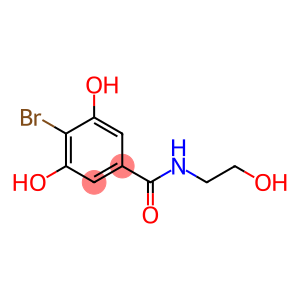 4-bromo-3,5-dihydroxy-N-(2-hydroxyethyl)benzamide