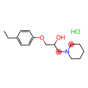 1-(4-ETHYLPHENOXY)-3-PIPERIDIN-1-YLPROPAN-2-OL HYDROCHLORIDE