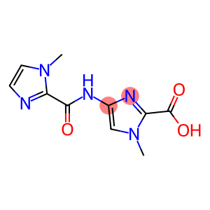 1H-Imidazole-2-carboxylic acid, 1-methyl-4-[[(1-methyl-1H-imidazol-2-yl)carbonyl]amino]-