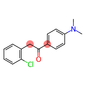 2-(2-CHLOROPHENYL)-1-[4-(DIMETHYLAMINO)PHENYL]-1-ETHANONE