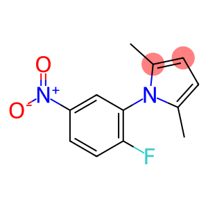 1-(2-FLUORO-5-NITROPHENYL)-2,5-DIMETHYL-1H-PYRROLE