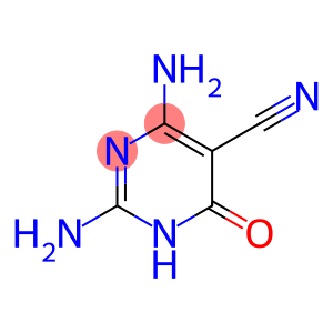 5-Pyrimidinecarbonitrile, 2,6-diamino-1,4-dihydro-4-oxo- (9CI)