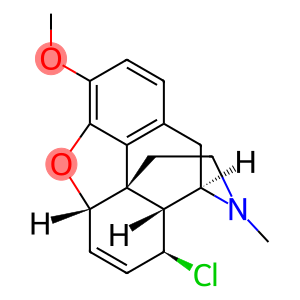 8β-Chloro-6,7-didehydro-4,5α-epoxy-3-methoxy-17-methylmorphinan