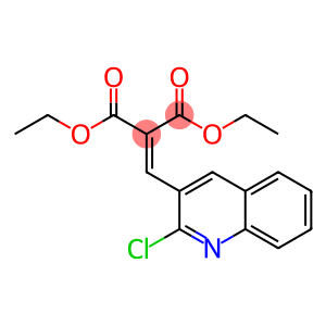 Propanedioic acid, 2-[(2-chloro-3-quinolinyl)methylene]-, 1,3-diethyl ester