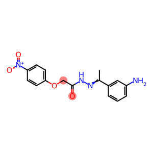 N'-[(E)-1-(3-aminophenyl)ethylidene]-2-(4-nitrophenoxy)acetohydrazide