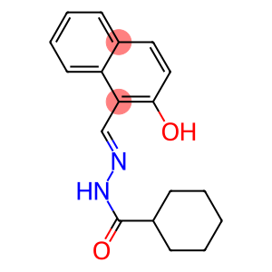 N'-[(2-hydroxy-1-naphthyl)methylene]cyclohexanecarbohydrazide