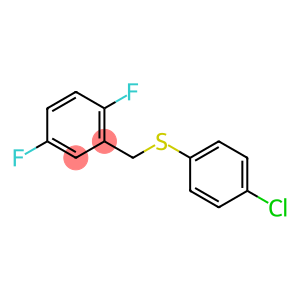 (4-chlorophenyl)(2,5-difluorobenzyl)sulfane