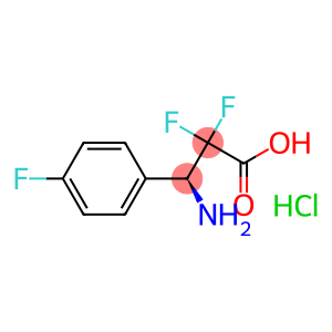 (S)-3-AMino-2,2-difluoro-3-(4-fluorophenyl)propionic acid HCl