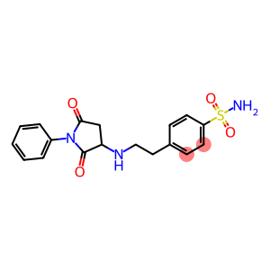 4-[2-(2,5-二氧代-1-苯基-吡咯烷-3-基氨基)-乙基]-苯磺酰胺
