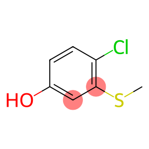 Phenol, 4-chloro-3-(methylthio)-