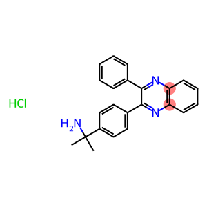 α,α-二甲基-4-(3-苯基-2-喹喔啉基)苯甲胺盐酸盐