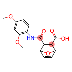 3-[(2,4-dimethoxyanilino)carbonyl]-7-oxabicyclo[2.2.1]hept-5-ene-2-carboxylic acid