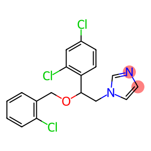 1H-Imidazole, 1-[2-[(2-chlorophenyl)methoxy]-2-(2,4-dichlorophenyl)ethyl]-