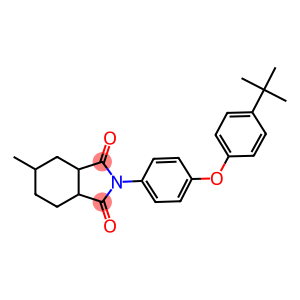 2-[4-(4-tert-butylphenoxy)phenyl]-5-methylhexahydro-1H-isoindole-1,3(2H)-dione