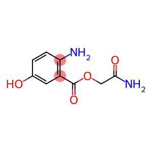 Benzoic acid, 2-amino-5-hydroxy-, 2-amino-2-oxoethyl ester (9CI)