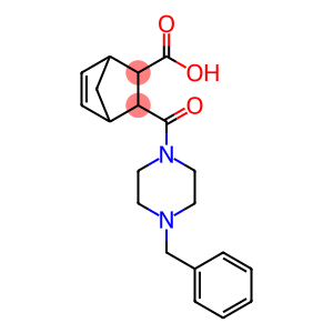 3-[(4-benzyl-1-piperazinyl)carbonyl]bicyclo[2.2.1]hept-5-ene-2-carboxylic acid