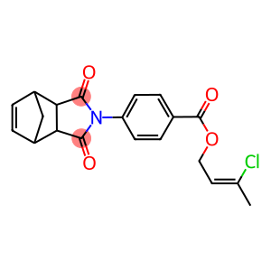 3-chloro-2-butenyl 4-(3,5-dioxo-4-azatricyclo[5.2.1.0~2,6~]dec-8-en-4-yl)benzoate