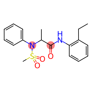 N-(2-ethylphenyl)-2-[(methylsulfonyl)anilino]propanamide