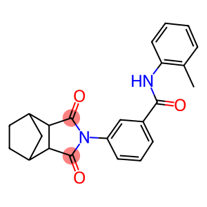 3-(3,5-dioxo-4-azatricyclo[5.2.1.0~2,6~]dec-4-yl)-N-(2-methylphenyl)benzamide