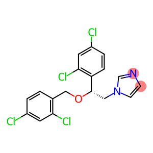 1H-Imidazole, 1-[2-(2,4-dichlorophenyl)-2-[(2,4-dichlorophenyl)methoxy]ethyl]-, (R)-